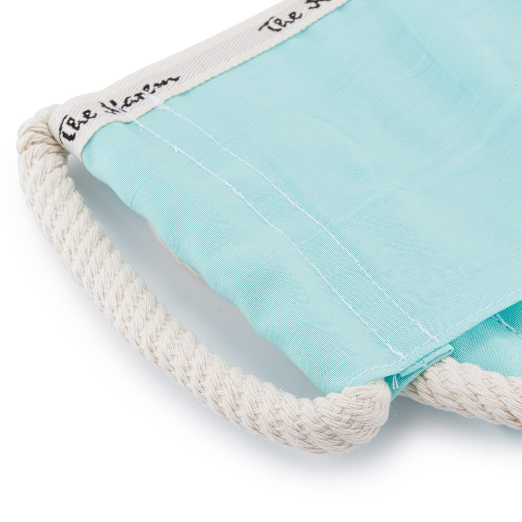 Dual handle back exfoliation glove